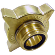 ME614 (Marshall Excelsior) Cap-Adapter 2-1/4 M X X 3-1/4 F Br