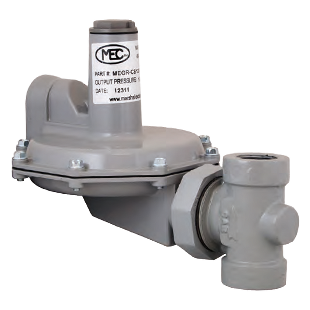 MEGR-CS1200IR6EC6 (Marshall Excelsior) Regulator-Ind 2Nd 1-1/4Fpt 1/2Orf 6-14Wc