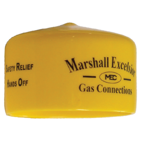 MEH501-.437 (Marshall Excelsior) Cap-Yellow .437 Id X 38H Black Logo
