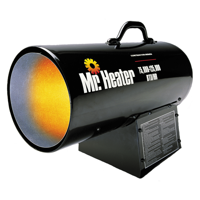 F170125 (Mr. Heater) Heater-Lp 75-125K Btu/Hr Piezo Ced Air