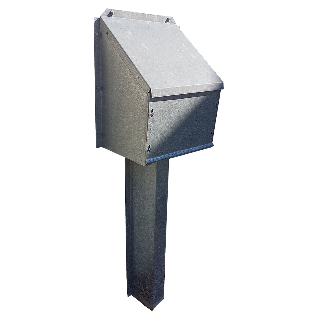 Small - Regulator Snow Cover with Leg  (15”w x 10”d 18"h) | 14GA Galv Cover/16GA Leg