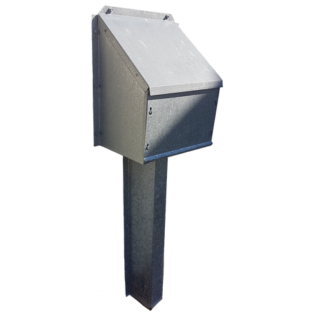 Large - Regulator Snow Cover with Leg  (36”w x 28”d 24"h) | 14GA Galv Cover/16GA Leg