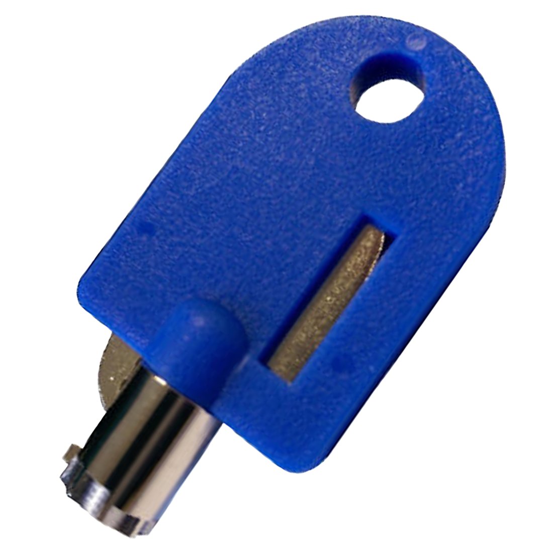 S502K-D-BLUE (Lock America) Key-Fill Lock Valve Blue