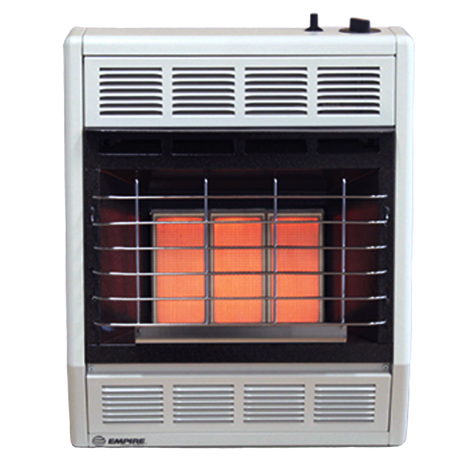 SR18TWNAT | Heater-Infrared Nat 18K Btu Vf Tstat Wht