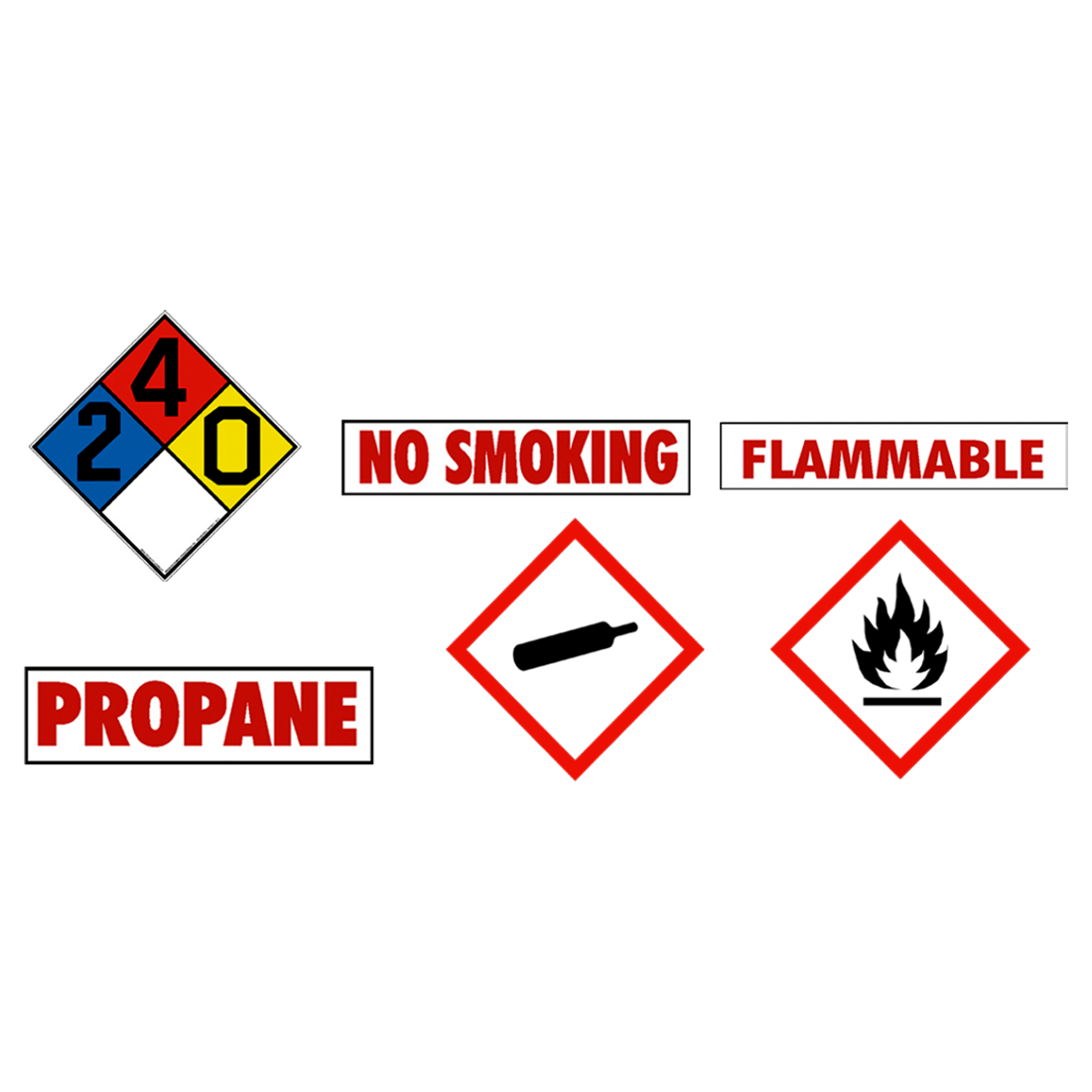 LP-STORAGE-DECALS | Decal-Set For Storage Tanks