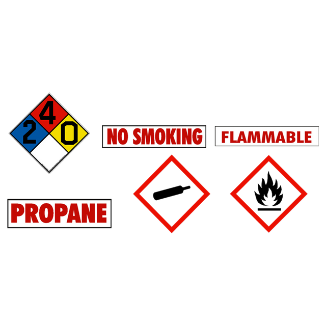 LP-STORAGE-DECALS | Decal-Set For Storage Tanks