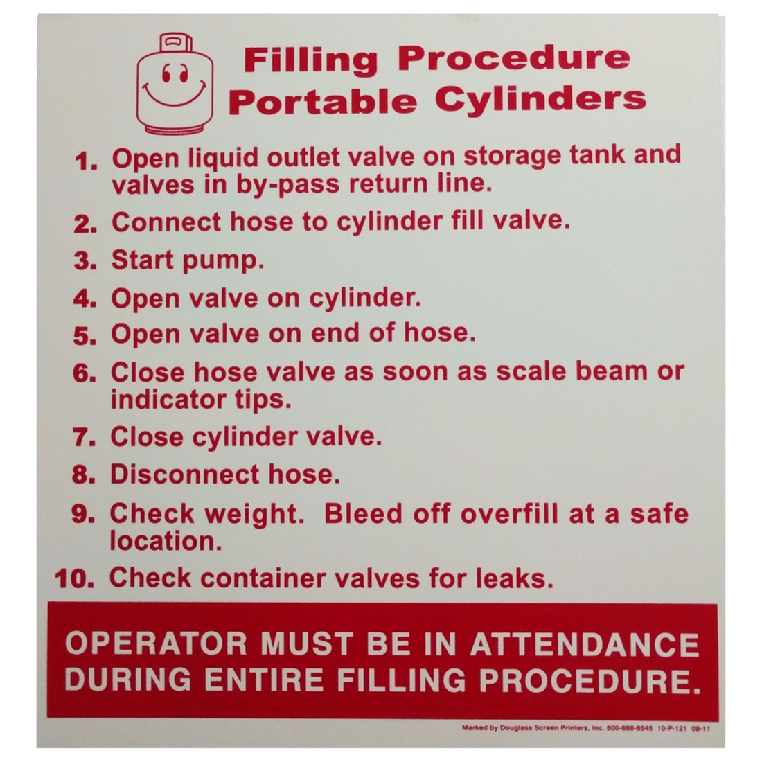 V121 (Douglass) Decal-Vinyl Filling Procedure Por Cyl