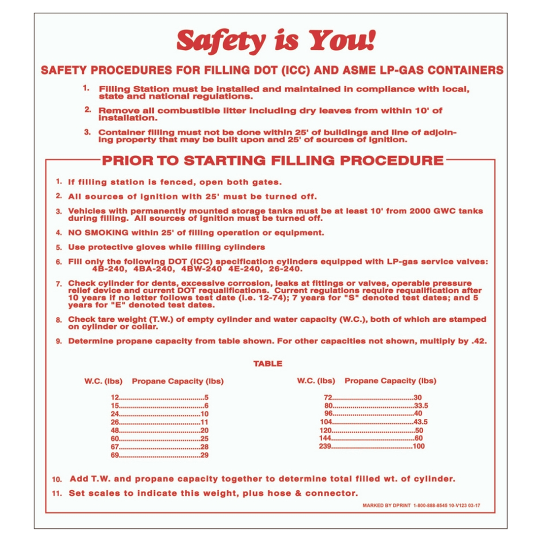 V123 (Douglass) Decal-Vinyl Safety Is You