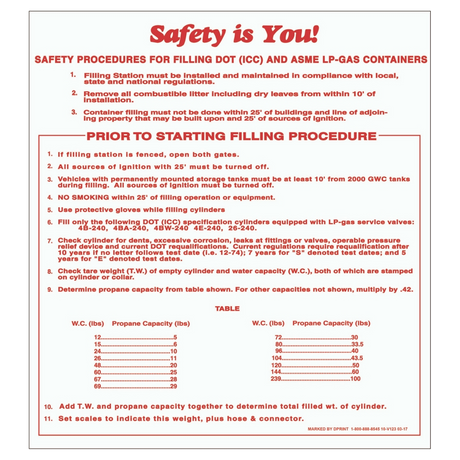V123 (Douglass) Decal-Vinyl Safety Is You