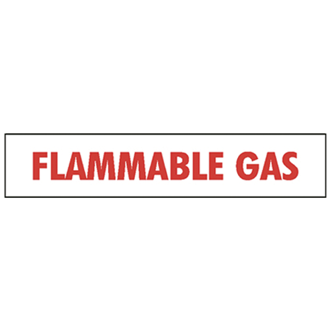 V17-A (Douglass) Decal-Vinyl Flammable Gas 6 Ltrs