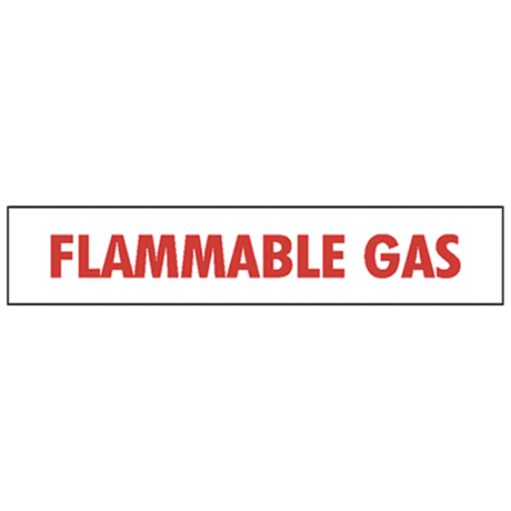 V17-A (Douglass) Decal-Vinyl Flammable Gas 6 Ltrs
