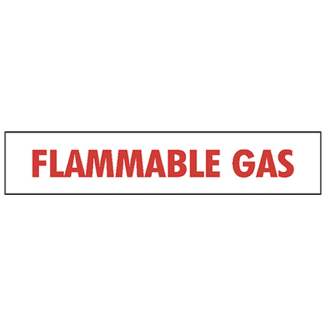 V17-A (Douglass) Decal-Vinyl Flammable Gas 6 Ltrs