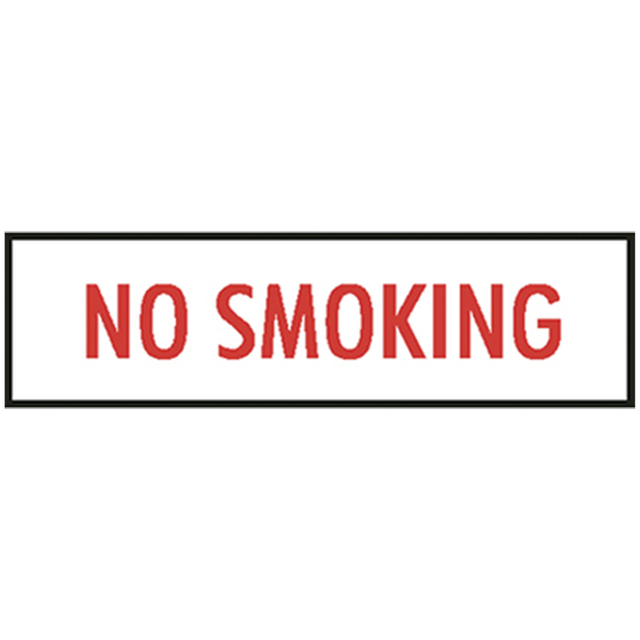 V23-BB (Douglass) Decal-Vinyl No Smoking 3 Ltrs