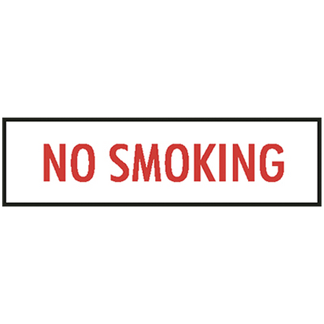 V23-C (Douglass) Decal-Vinyl No Smoking 2 Ltrs