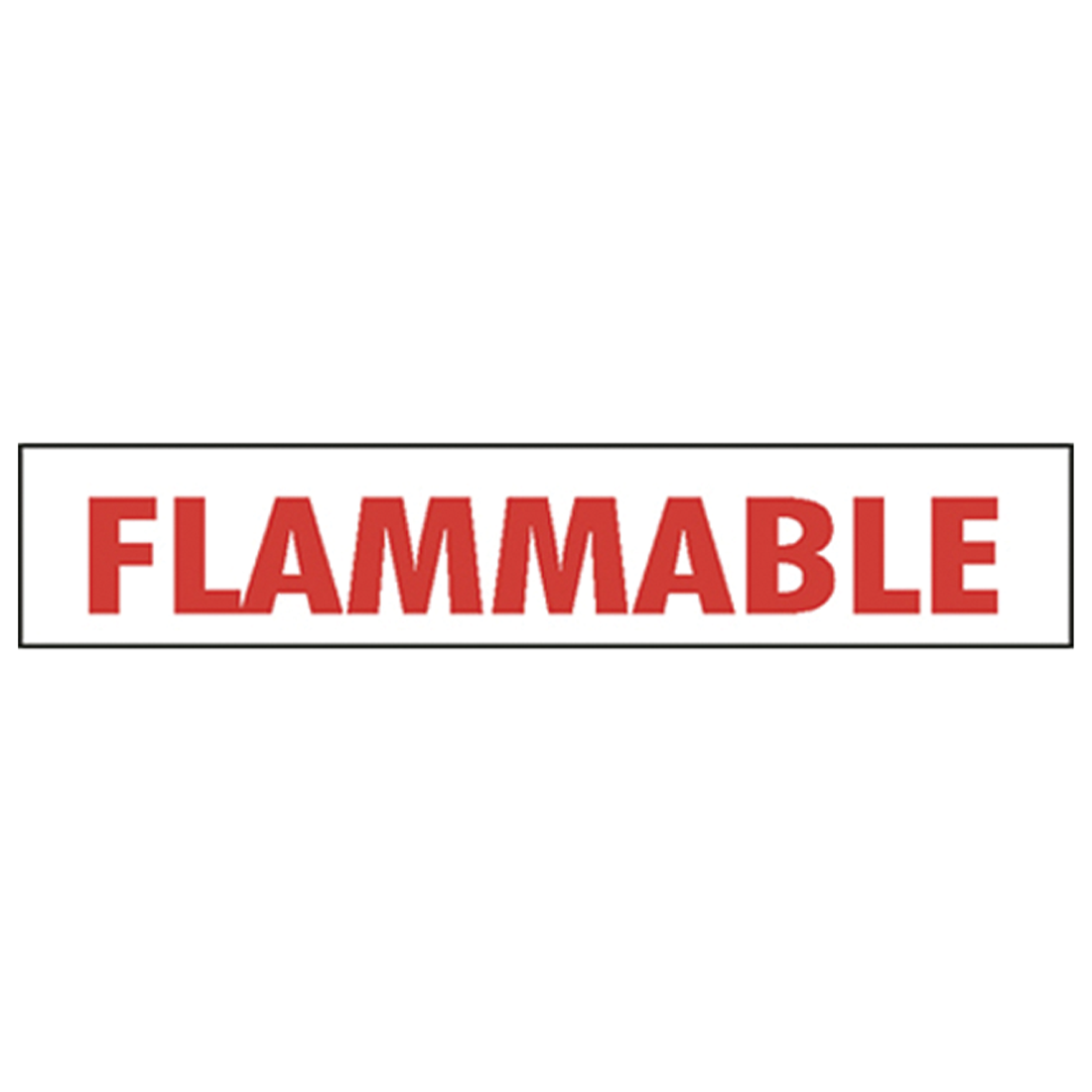 V24-BB (Douglass) Decal-Vinyl Flammable 3 Ltrs