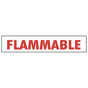 V24-BB (Douglass) Decal-Vinyl Flammable 3 Ltrs