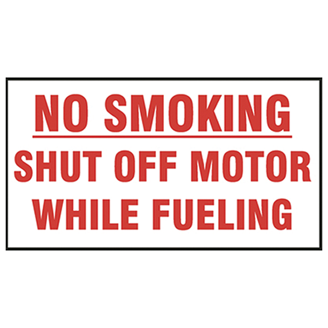 V26-A (Douglass) Decal-Vinyl No Smoking So Motr 6