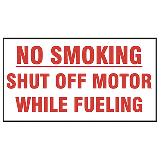 V26-A (Douglass) Decal-Vinyl No Smoking So Motr 6