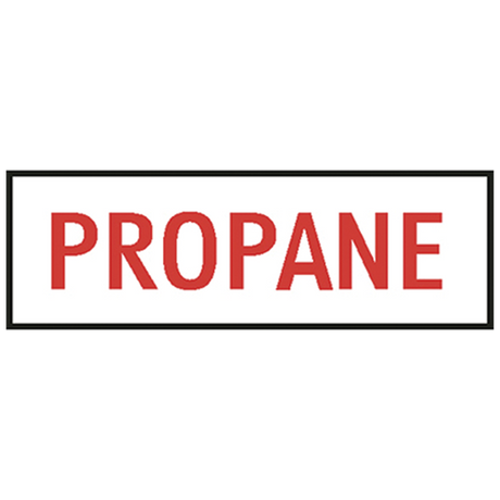 V28-BB (Douglass) Decal-Vinyl Propane 3 Ltrs