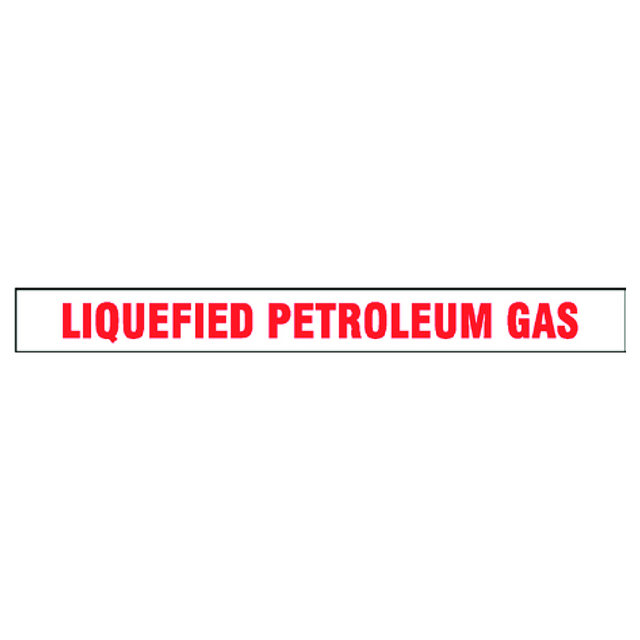 V302-C (Douglass) Decal-Vinyl Liquefied Petrogas 2 Ltrs