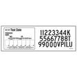 V31 (Douglass) Decal-Vinyl Periodic Insp Kit Blk/Wht