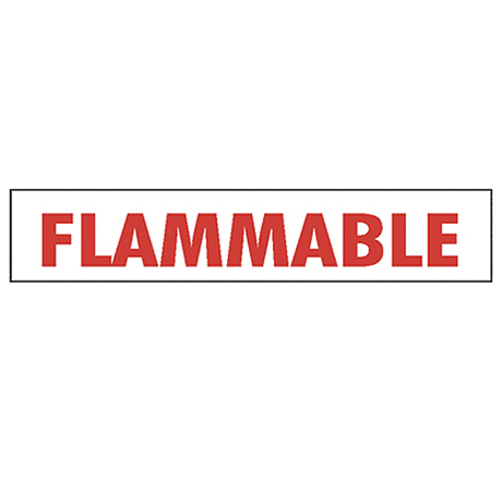 V48 (Douglass) Decal-Vinyl Flammable 8 Ltrs