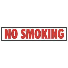 V49 (Douglass) Decal-Vinyl No Smoking 8 Ltrs