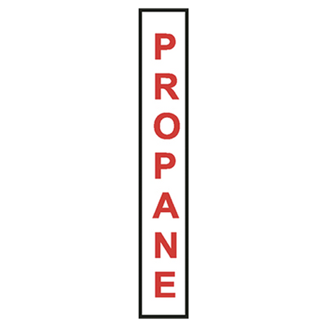 V96 (Douglass) Decal-Vinyl Propane Vertical