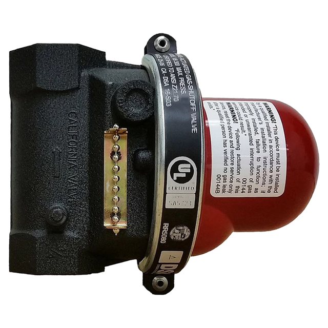 MODEL #VB310 (Pacific Seismic) Valve-Earthquake 3/4 Vert Btm In 60 Psi