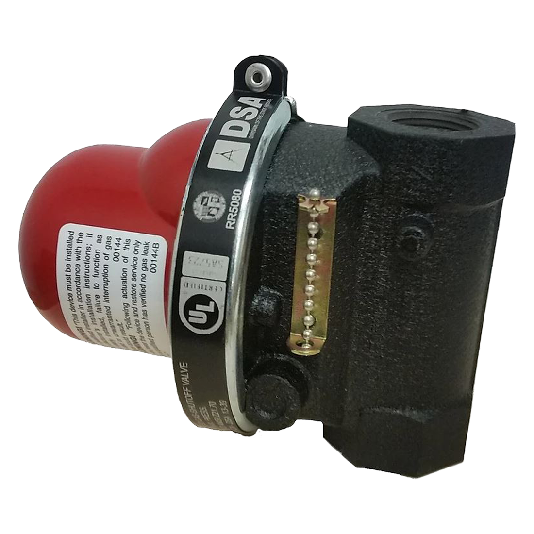 MODEL #VT301 (Pacific Seismic) Valve-Earthquake 1 Vert Top Inlet 7 Psi