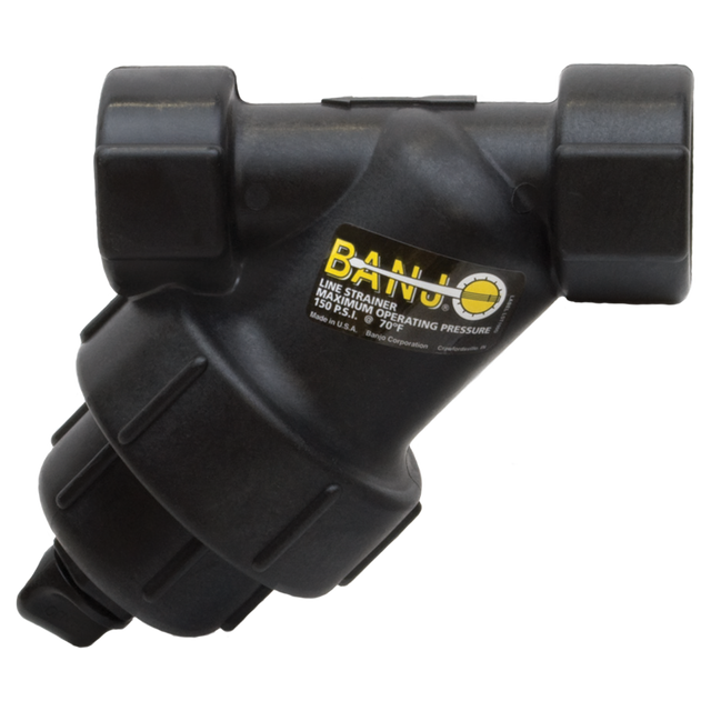 LS125-20 (Banjo) Strainer-Y 1-1/4 20Msh Poly Ss Screen