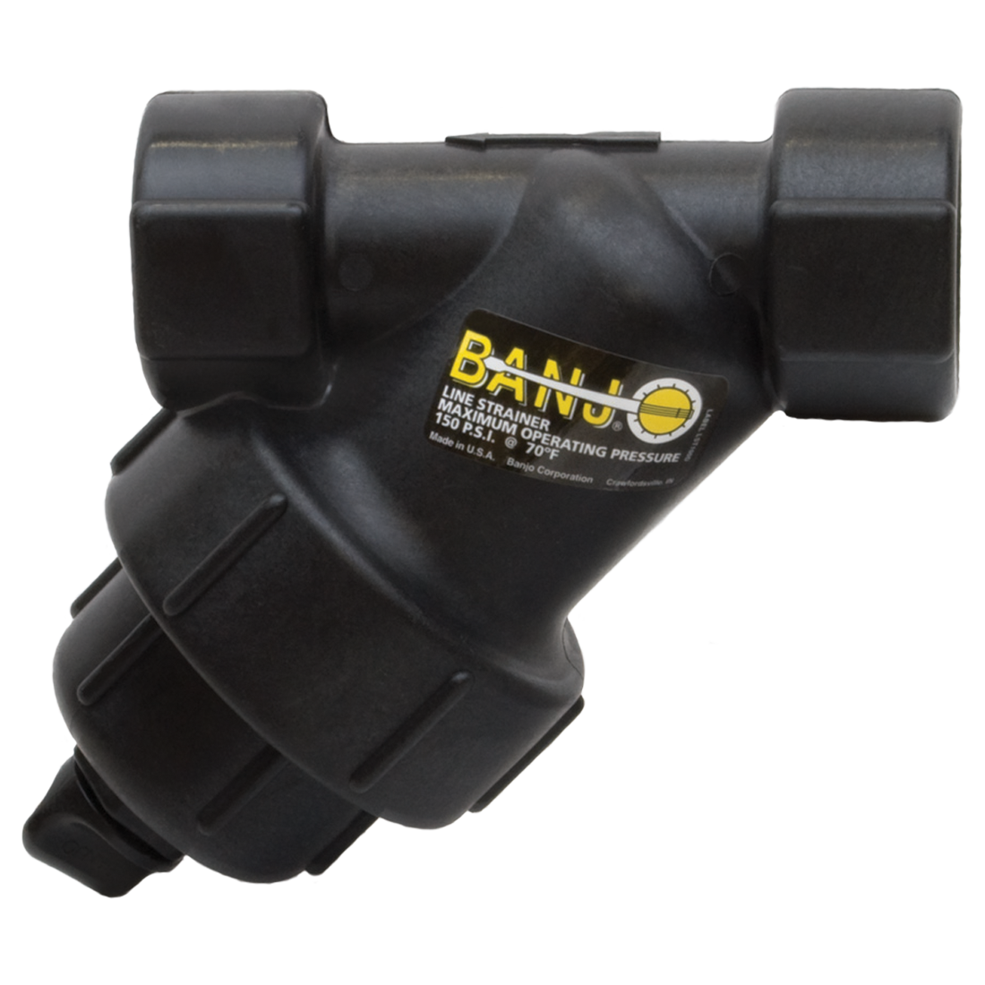 LS125-40 (Banjo) Strainer-Y 1-1/4 40Msh Poly Ss Screen