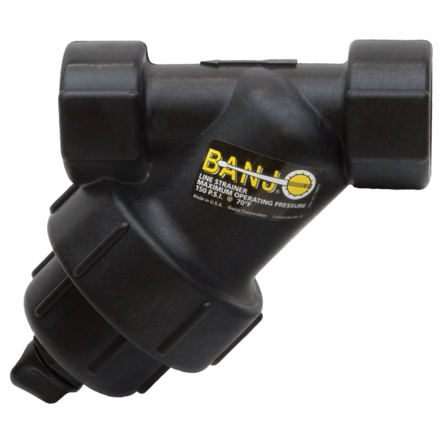 LS125-40 (Banjo) Strainer-Y 1-1/4 40Msh Poly Ss Screen