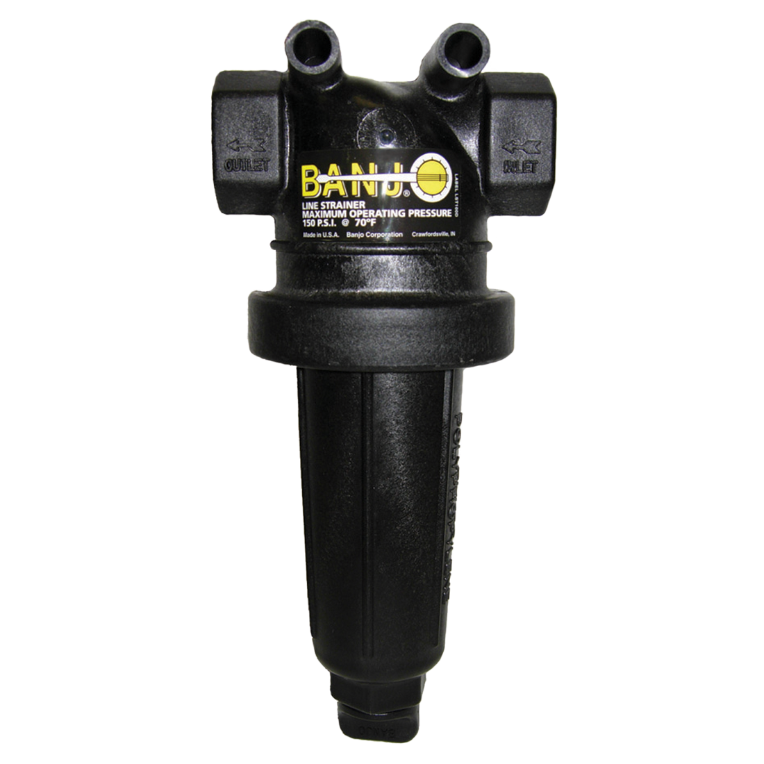 LST075-16 (Banjo) Strainer-T 3/4 16Msh Poly Ss Screen