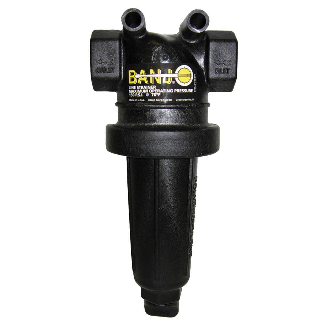 LST100-50 (Banjo) Strainer-T 1 50Msh Poly Ss Screen