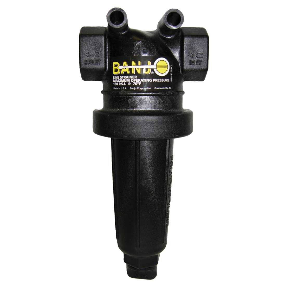 LST100-80 (Banjo) Strainer-T 1 80Msh Poly Ss Screen