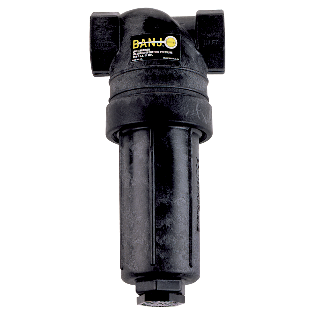 LST125-100 (Banjo) Strainer-T 1-1/4 100Msh Ply Ss Scn