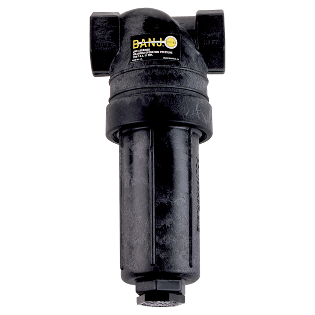 LST125-100 (Banjo) Strainer-T 1-1/4 100Msh Ply Ss Scn