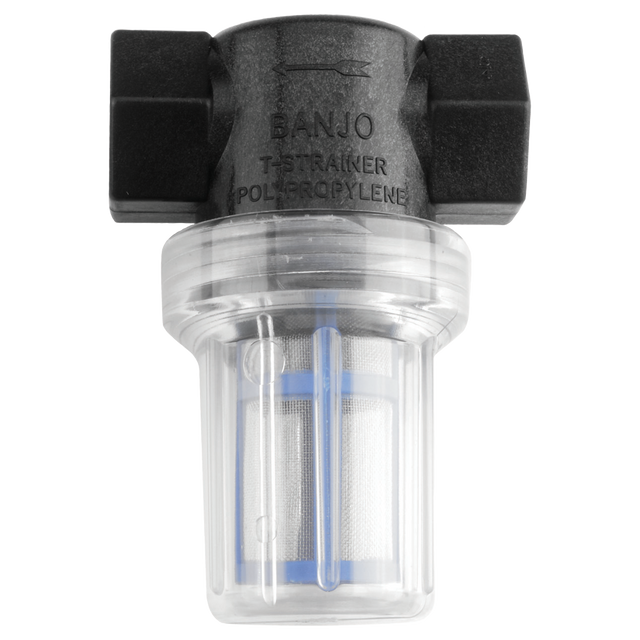 LSTM050-50C (Banjo) Strainer-Mini T 1/2 50Msh Ply Clr Bowl