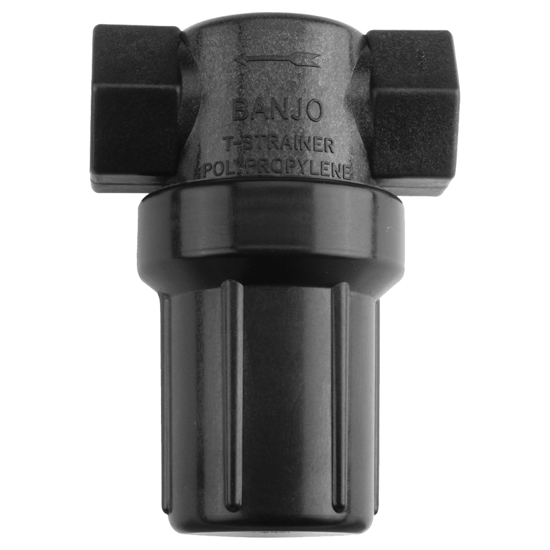 LSTM075-50 (Banjo) Strainer-Mini T 3/4 50Msh Ply Blk Bowl