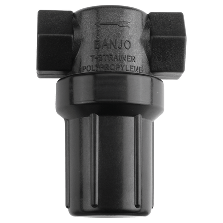 LSTM075-50 (Banjo) Strainer-Mini T 3/4 50Msh Ply Blk Bowl