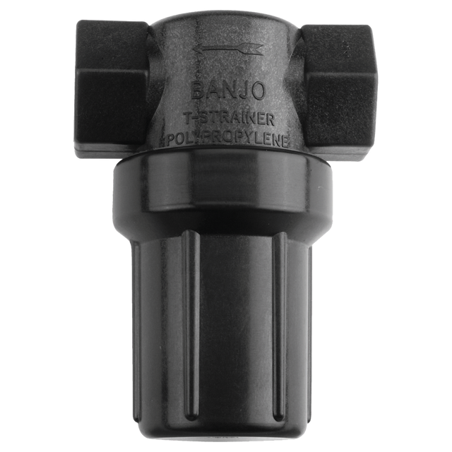 LSTM075-50 (Banjo) Strainer-Mini T 3/4 50Msh Ply Blk Bowl