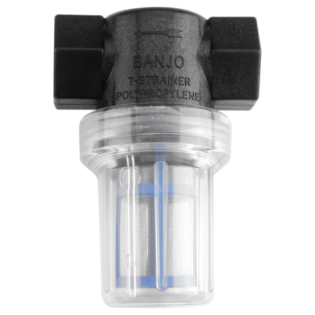 LSTM075-50C (Banjo) Strainer-Mini T 3/4 50Msh Ply Clr Bowl