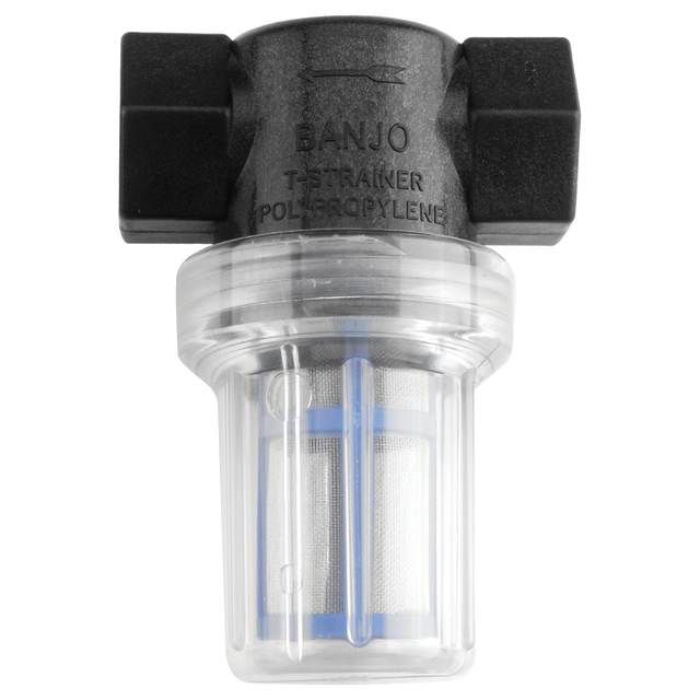 LSTM075-50C (Banjo) Strainer-Mini T 3/4 50Msh Ply Clr Bowl