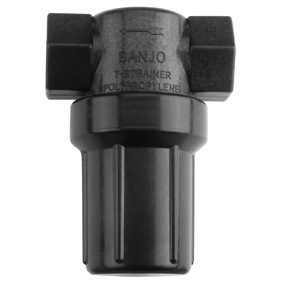 LSTM075-80 (Banjo) Strainer-Mini T 3/4 80Msh Ply Blk Bowl