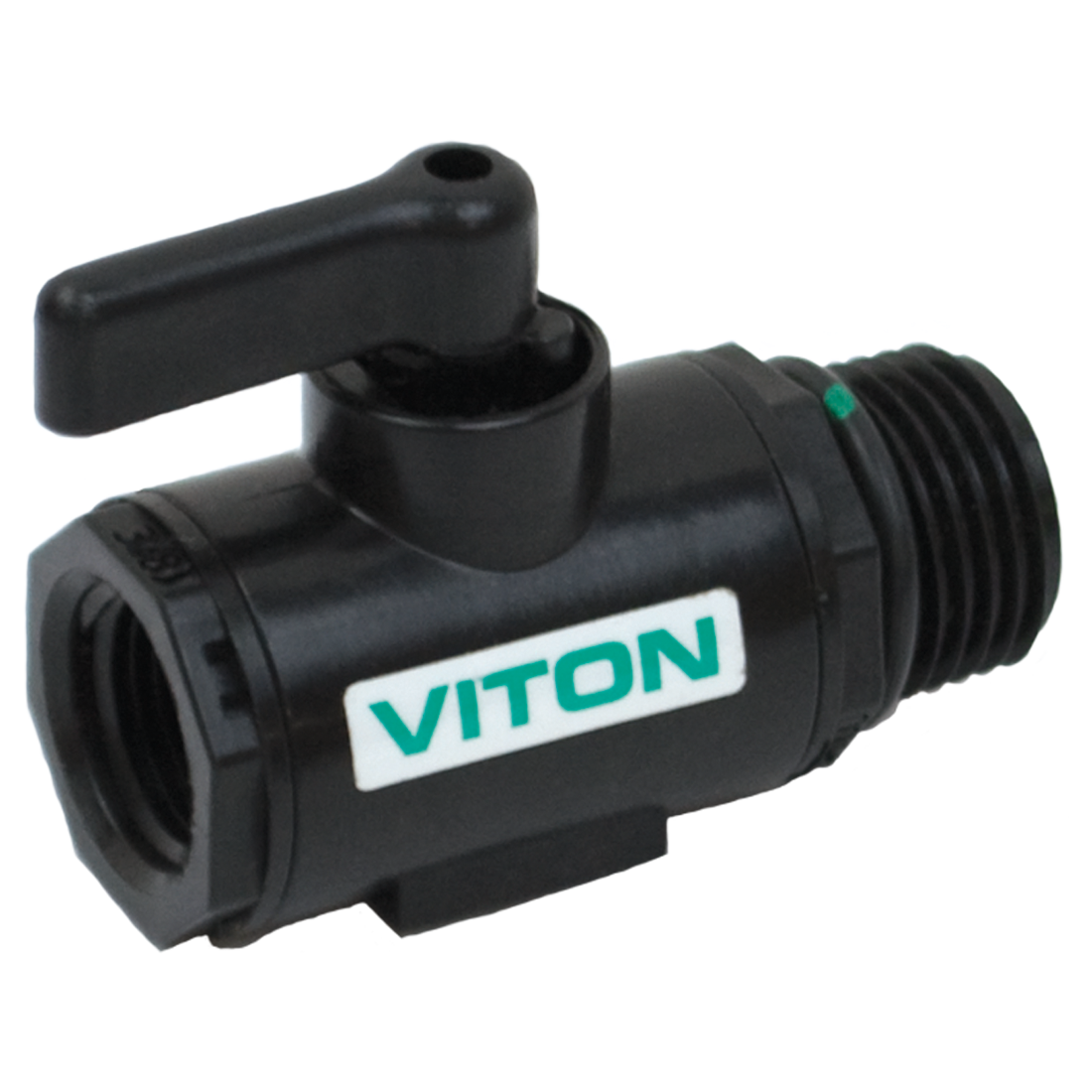 LV038050MTV (Banjo) Valve-Micro 3/8 Fnpt X 1/2 Mnpt