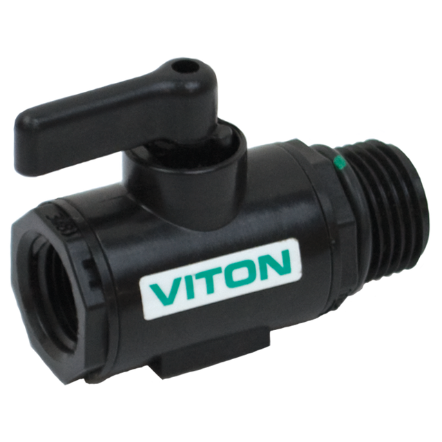 LV038050MTV (Banjo) Valve-Micro 3/8 Fnpt X 1/2 Mnpt