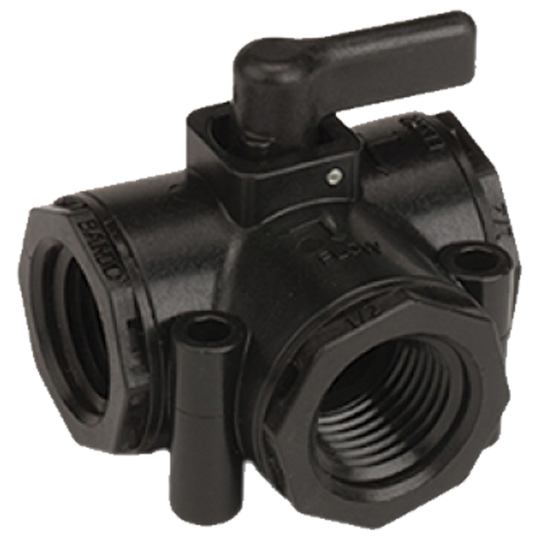 LV050SLV (Banjo) Valve-Micro 1/2 Fpt Side Load