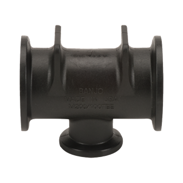 M200100TEE (Banjo) Tee-1Flg X 2 Port