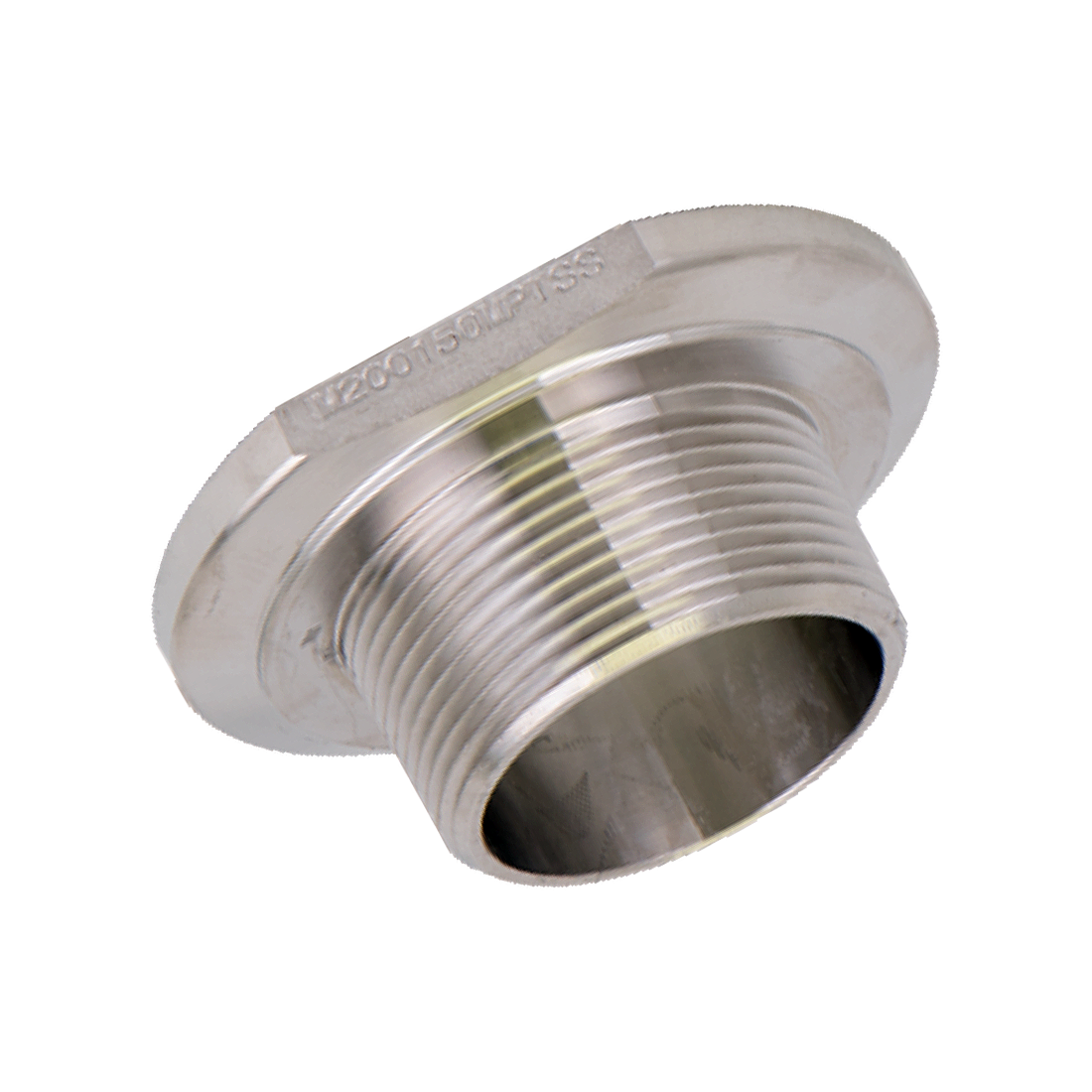 M200150MPTSS (Banjo) Fitting-1-1/2 Mpt X 2 Flg Ss